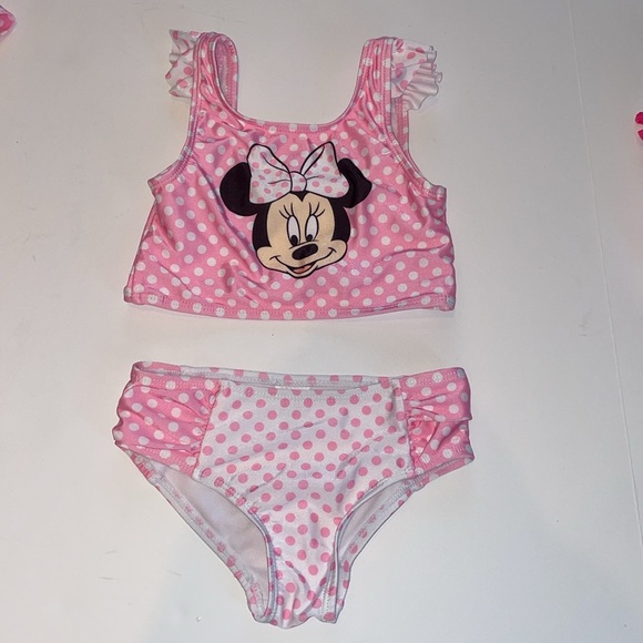 Disney Minnie Mouse toddler Girls Mix and Match 5 piece Swimsuit Set size 3T NEW - Picture 9 of 17